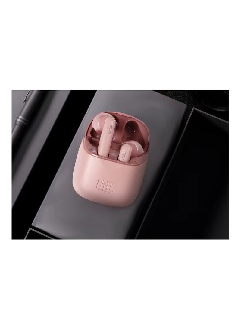 Headphones Tune220TWS Earphones True Wireless Bluetooth in-ear Earbuds with Charging Case Pink