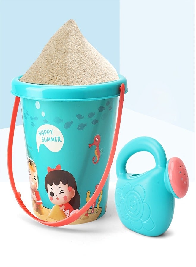 18Pcs, beach toy set for children playing sand and water on the beach, beach bucket, sand shovel, beach tool