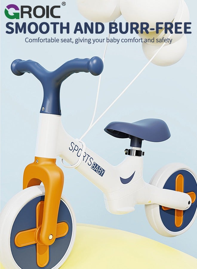 Toddler Balance Bike Toys for Kids, Adjustable Seat and Handlebar No-Pedal Training Bike, Children's Balance Training Bicycle, Kids Balance Bike Children Outdoor Toys