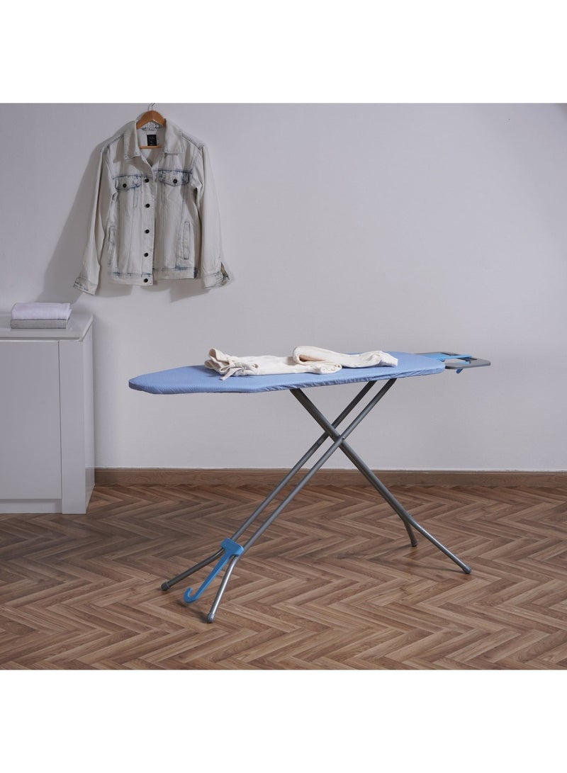 Solon Ironing Board with Steam Iron Rest 145x38x90cm - Silver