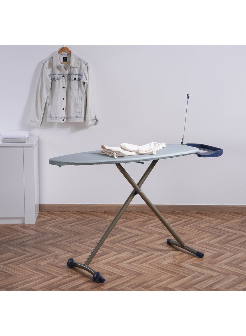 Fibbie Ironing Board with Cord Holder and Steam Iron Rest 159x46x93cm - Gold