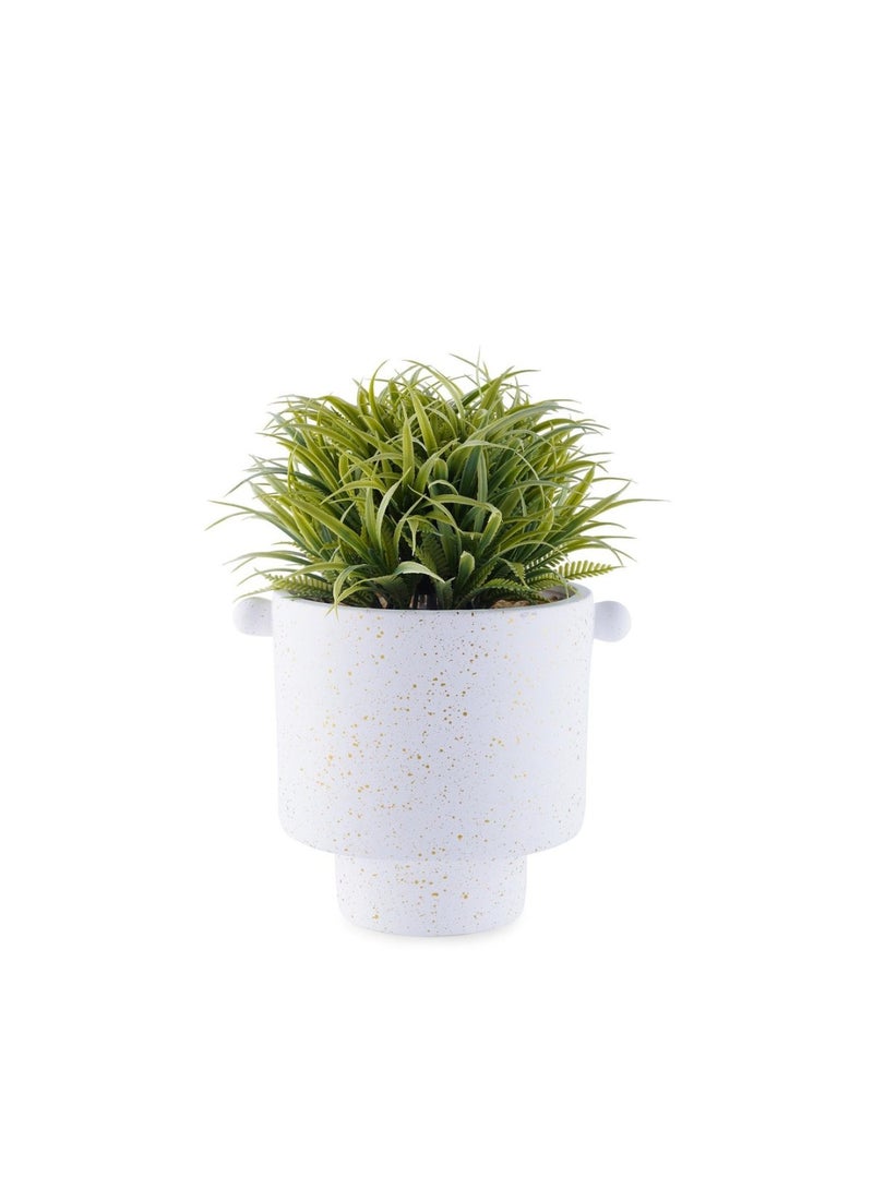 Phyllis Artificial potted plant in terracotta pot 17x17x23cm - Multicolor