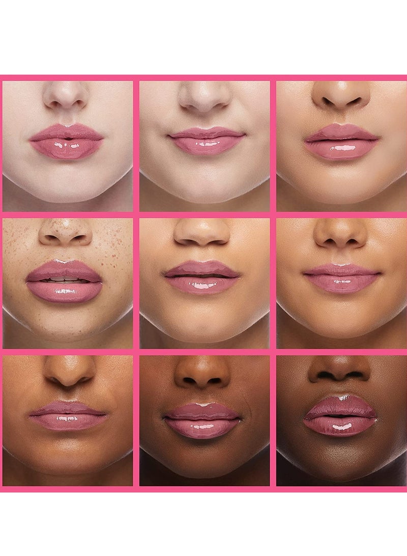 Lip Oil Hydrating Tinted Lip Balm Plump Lip Gloss Lip Care Transparent Toot Lip Oil Tinted Glass Lip Glow Oil Fresh Texture & Non-sticky Nourishing Repairing Lightening Lip Lines Lip Care (Cherry)