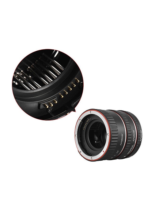 Brand New Upgraded Macro Extension Tube Set 3-Piece 13mm+21mm+31mm Auto Focus Extension Tube Rings for Canon EOS Camera Body and Lens of The 35mm SLR