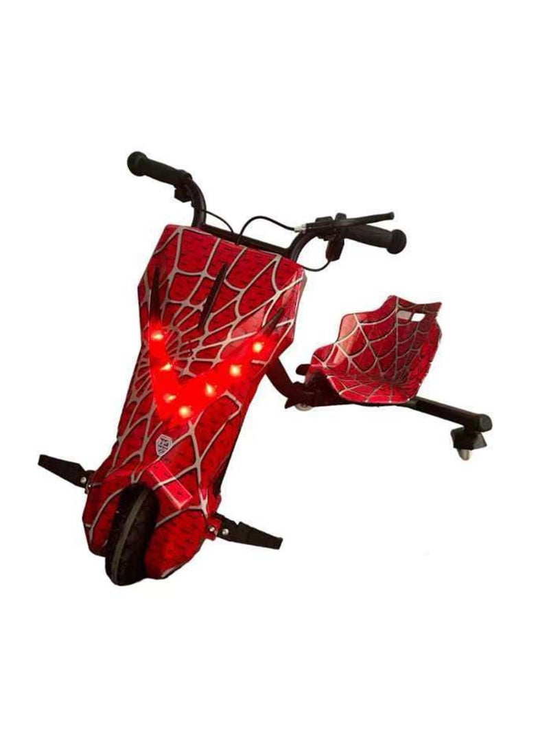 Lovely Baby Drift Scooter TG05 - Weight Capacity 80 kgs - Ride-On Scooter with Bluetooth Option - Adjustable Frame - High-Powered Electric Vehicle - Riding Gift - Red