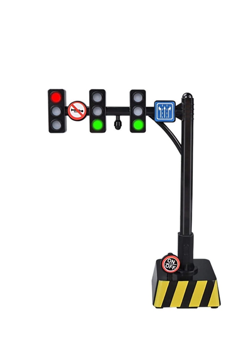 Traffic Light Toy, Traffic Signal Light Toy, Traffic Signal Light, Simulation Safety Traffic Indicator Crosswalk Signal with Lights, Child Educational Toy, Traffic Signal Light Model Toy