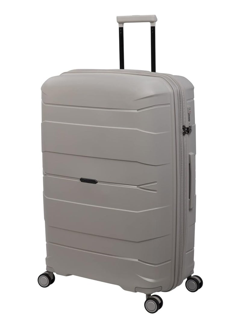 it luggage Momentous, Unisex Polypropylene Material Hard Case Luggage, 8x360 degree Spinner Wheels, Expandable Trolley Bag, TSA Type lock, 15-2886-08, Size Large, Color Pumice Stone