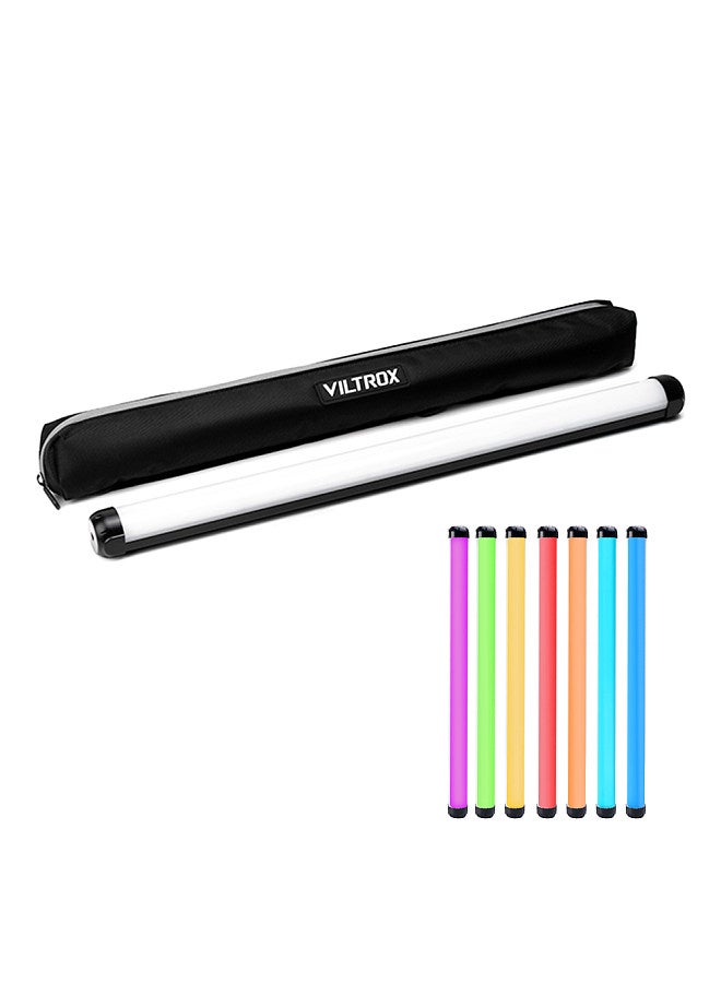 K60 20W RGB LED Light Bi-Color Light Tube Portable Fill Light Wand Stick 2500K-8500K Dimmable TLCI≥97 CRI≥95 with 26 Special Scene Effects OLED Screen