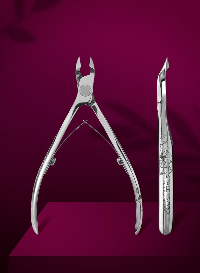 Professional Cuticle Nippers - EXCLUSIVE 20 | 5 mm (magnolia)