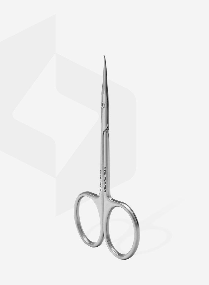 Professional Cuticle Scissors with Hook for Left-Handed Users -  EXPERT 13 | TYPE 3