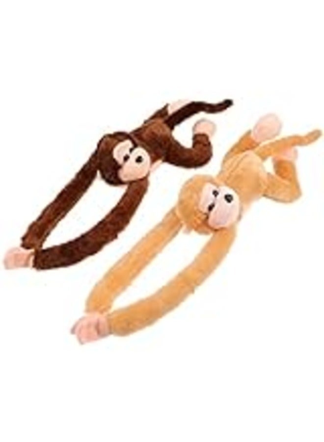 Plush Monkey Stuffed Animal Hanging Monkey Stuffed Animal Toy Soft Monkey Doll Stuffed Monkey Toy  Gift for Kids