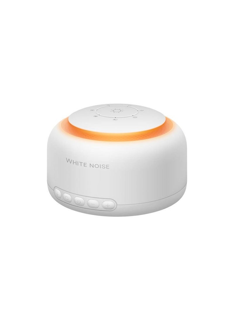 White Noise Machine, Sound Machine for Sleeping Adults Kids 30 Non-looping Natural Soothing Sounds, Portable Baby Sound Machine, 3 Timer Memory Function, 30 Level Volume Light White Noise