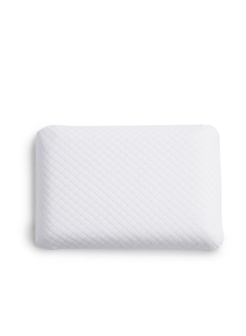 Vespera Memory Foam Pillow 40x60x12cm - White