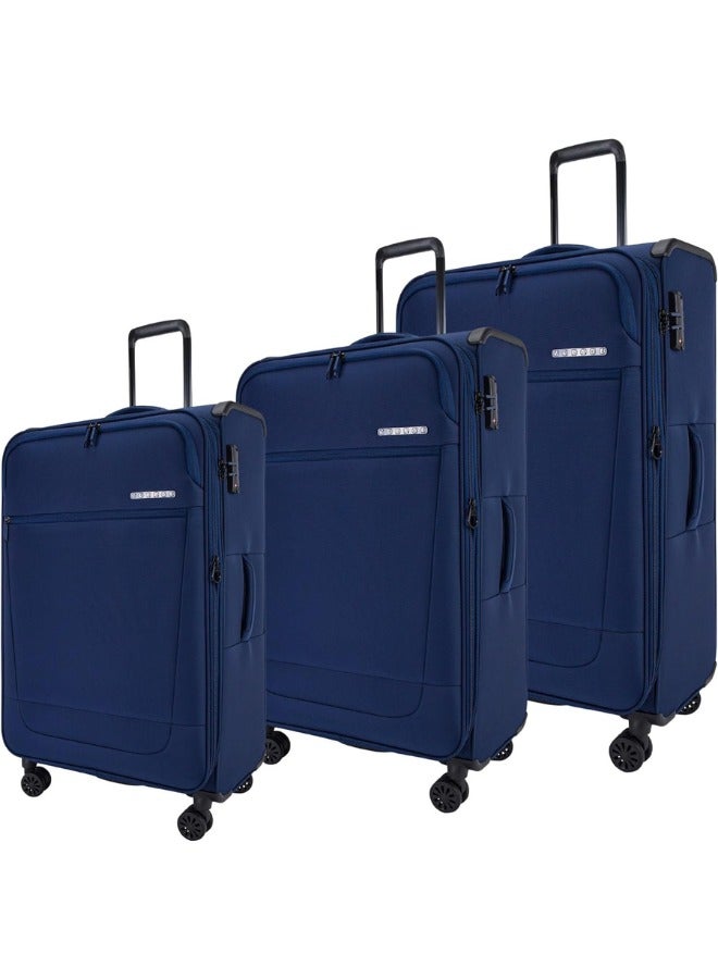 VERAGE Toledo 3 Pieces Luggage Sets, Softside Expandable Spinner Wheel Suitcase