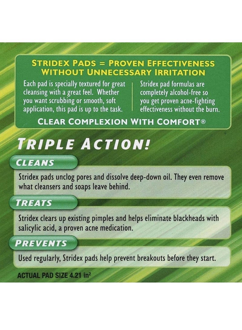 Stridex Medicated Pads For Sensitive Skin, 55 Count
