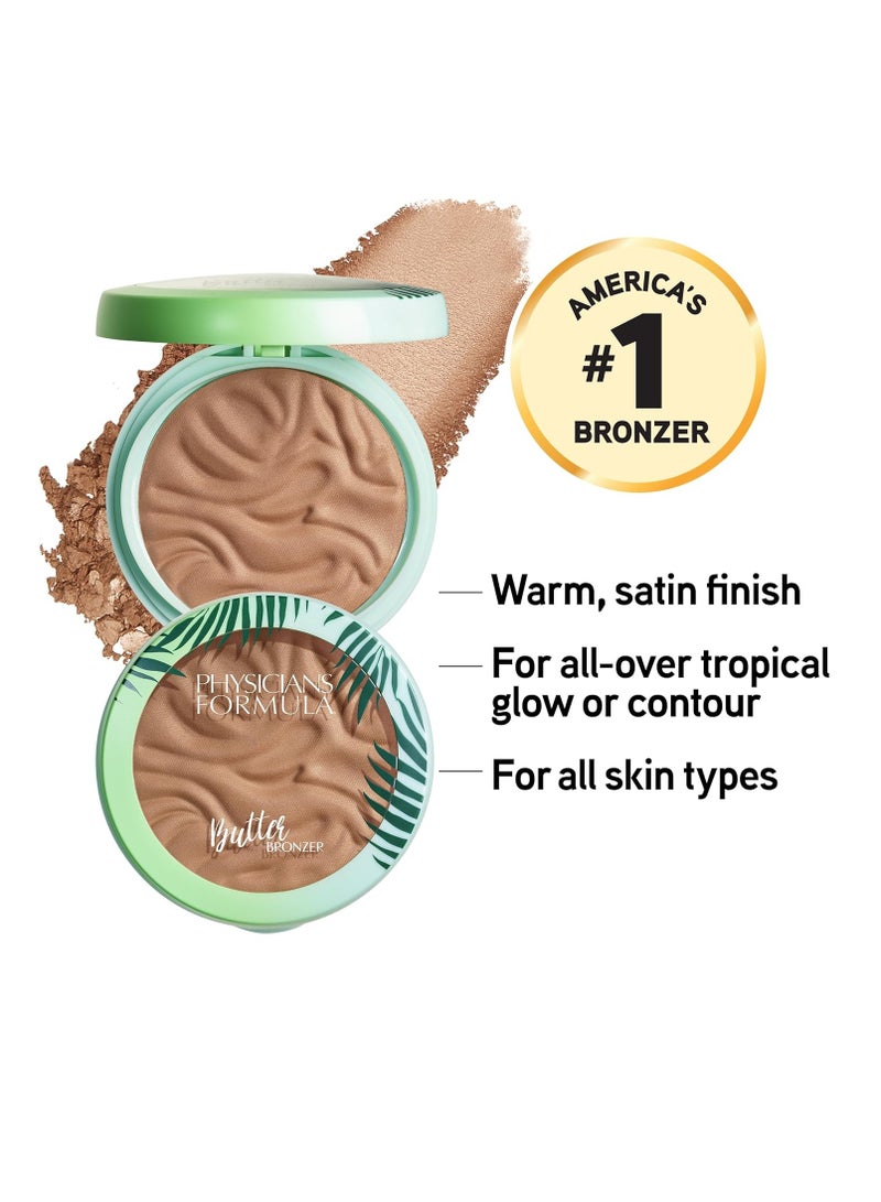 Physicians Formula Murumuru Butter Bronzer, Moisturizing, Nourishing Murumuru Butter Blend for Silky All-Day Luminous Glow, Dermatologist Tested, Hypoallergenic, Vegan & Cruelty-Free -Bronzer