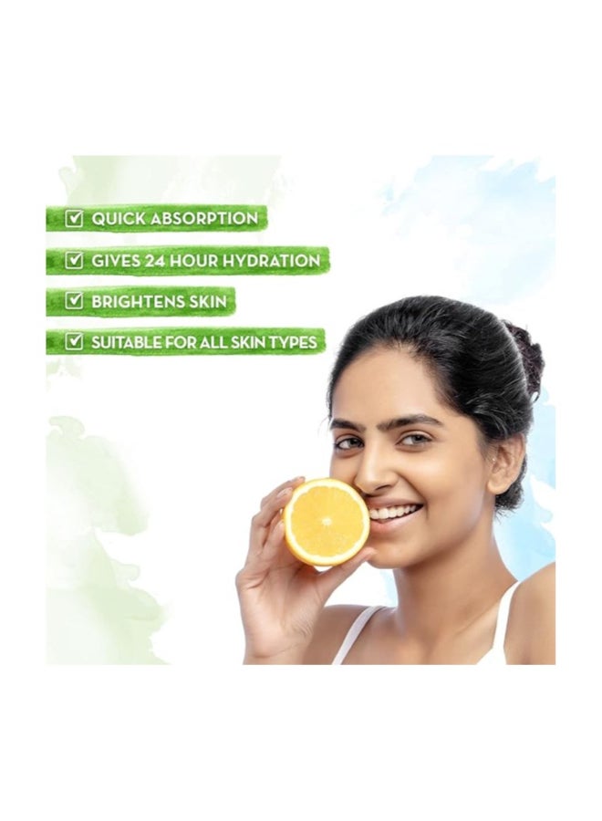 Ultra Light Gel Oil-Free Moisturizer For Face with Vitamin C & Aloe Vera Water for Glowing Hydration - 200 ml