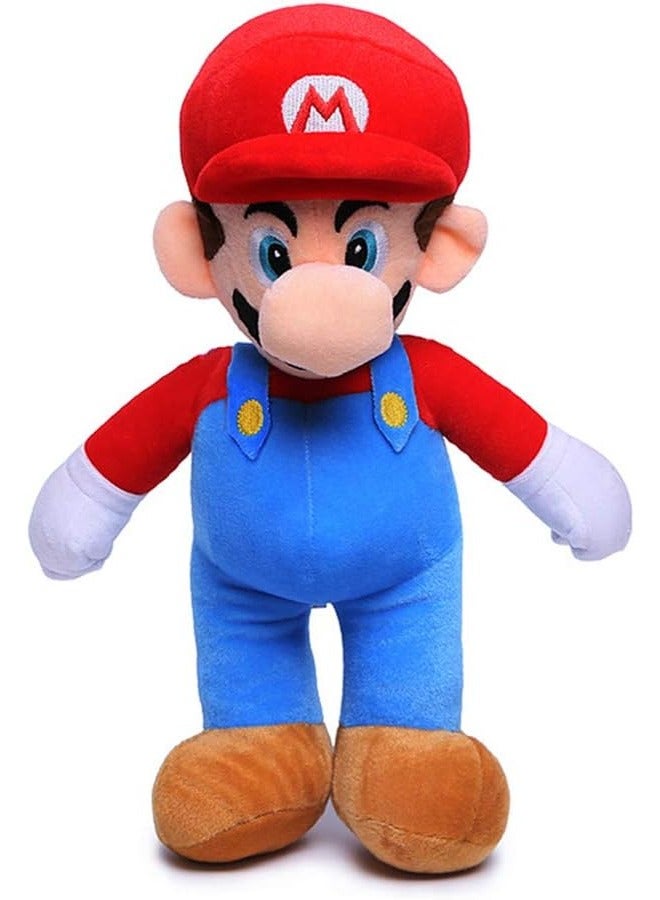 35 cm Super Cute Mario Cartoon Character, Plush Stuffed Soft Toy for Kids