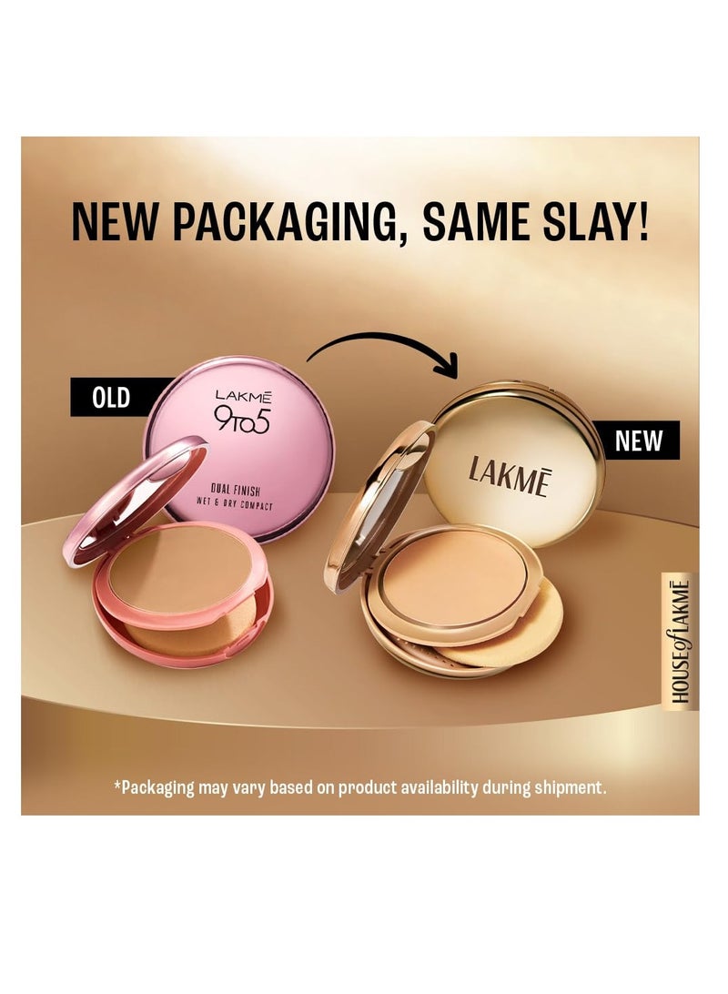 LAKMÉ 9to5 Wet and Dry Compact 30 Cinnamon 9g