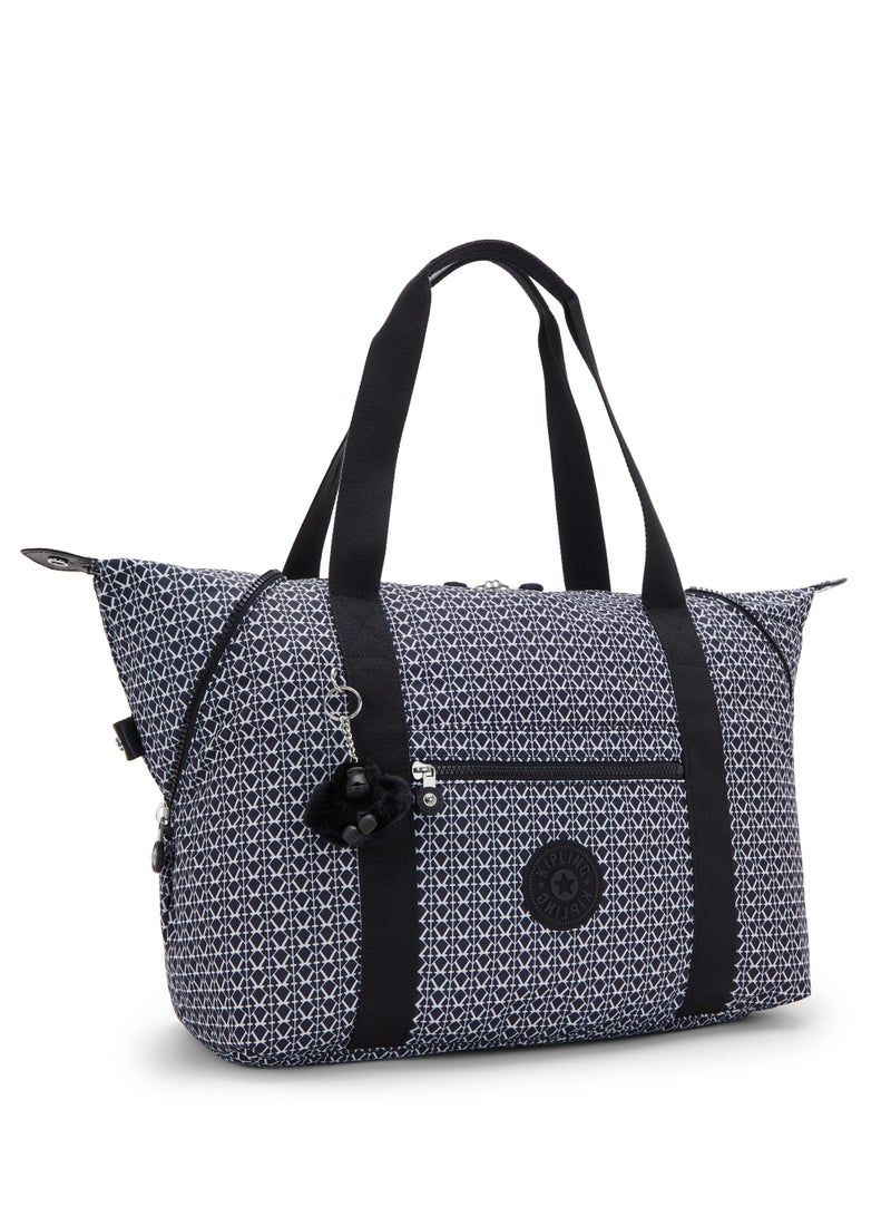 KIPLING-Art M-Large Tote-Signature Print