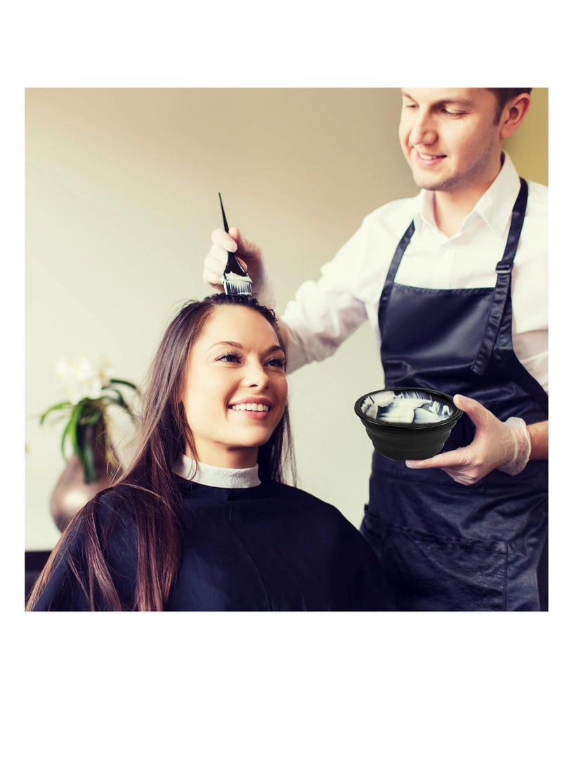 Yexixsr 5Pcs Professional Salon Hair Coloring Dyeing Kit, Hair Bleach Dit Hair Coloring Products with Hair Dye Brush, Hair Color Bowl, Hair Clips