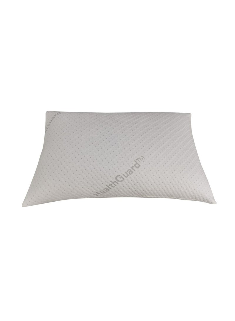 Protection Healthguard Memory Foam King Pillow 45x85x13cm - White