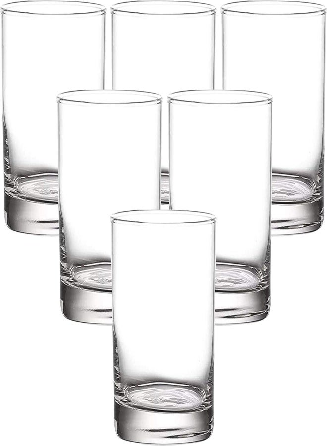 Ocean San Marino Juice Glass, Set Of 6, Clear, 175 Ml, B00406, Mocktail Glass, Beverage Glass, Water Glass, Juice Glass