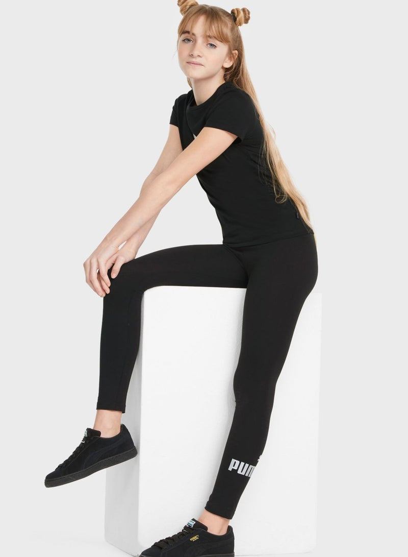 Youth Essential Logo Leggings