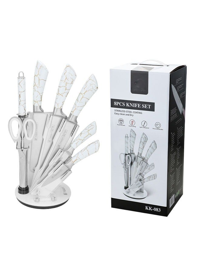 8-Piece Stainless Steel Knife Set