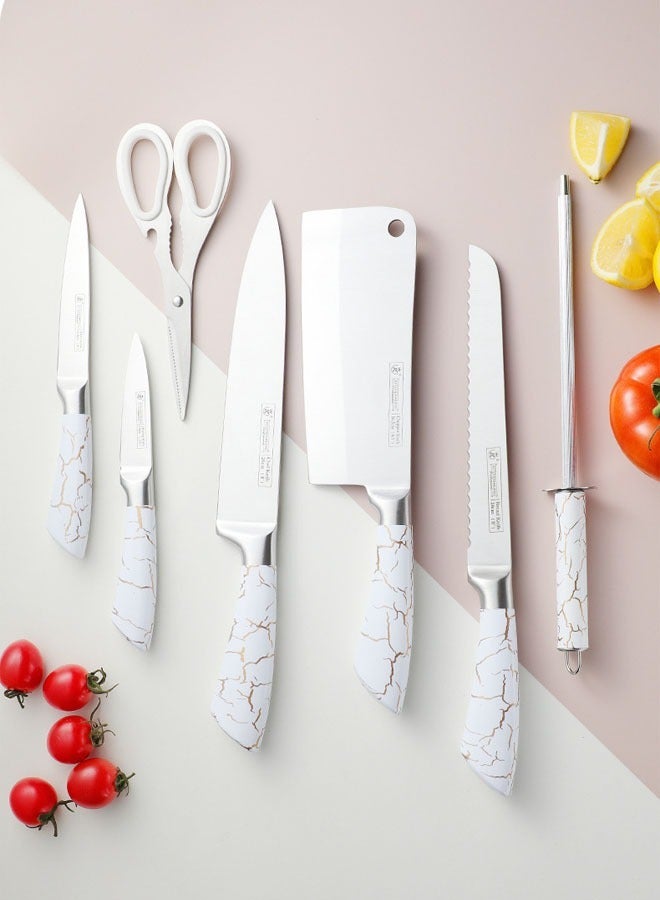 8-Piece Stainless Steel Knife Set