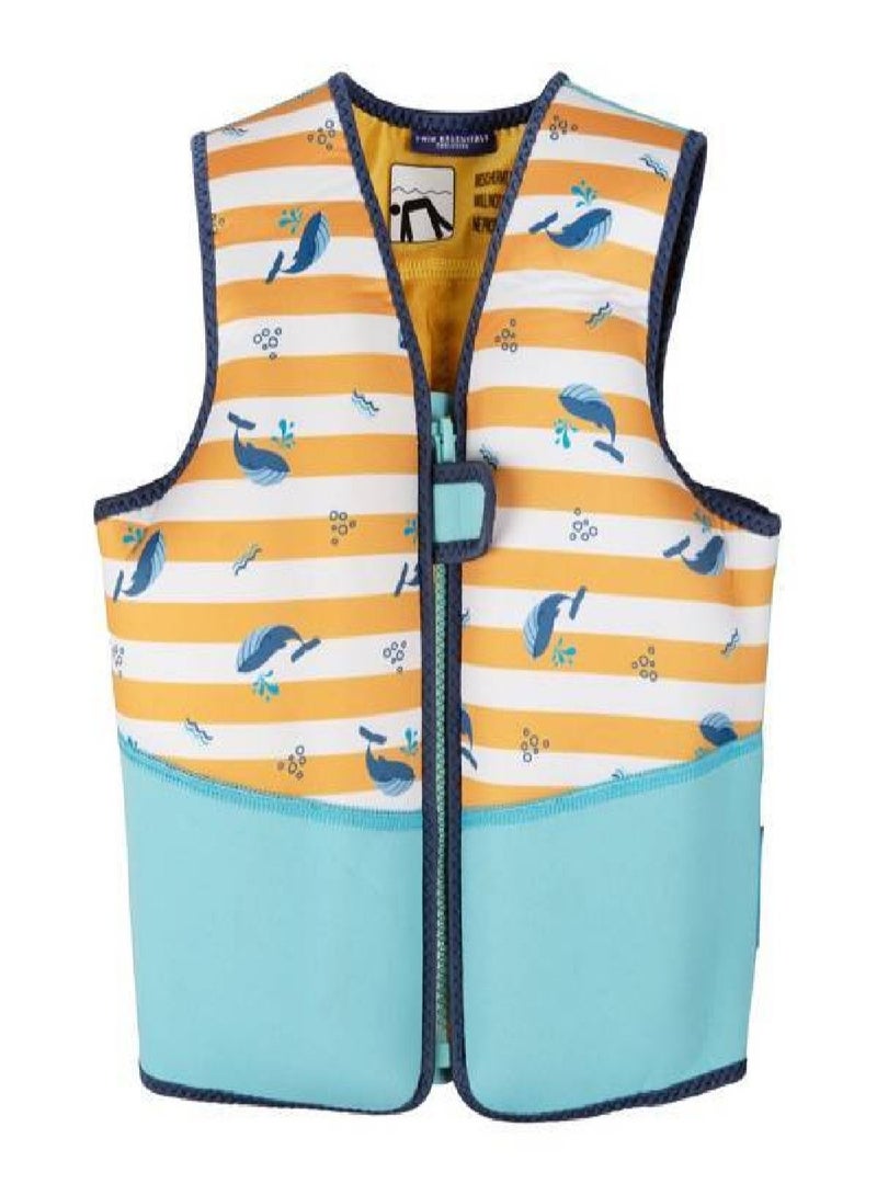 Swim Essentials  Yellow-White Whale Swimming Vest, suitable for Age 4-6 years