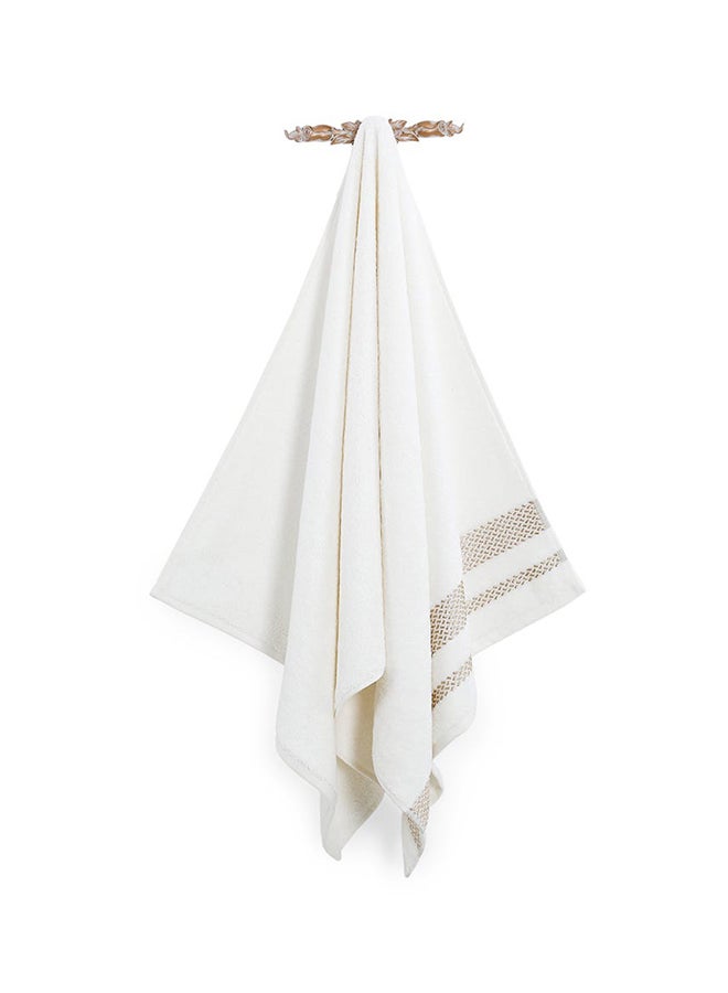 Willow Bath Towel, Off White - 500 GSM, 70x140 cm