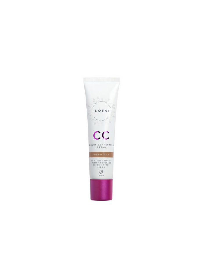 Lumene CC Colour Correcting Cream SPF20 30ml Deep Tan