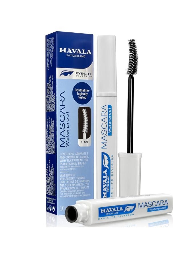 Mascara Creamy Brown 10ml | Lengthens, Separates and Strengthens Lashes | Professional Curved Brush