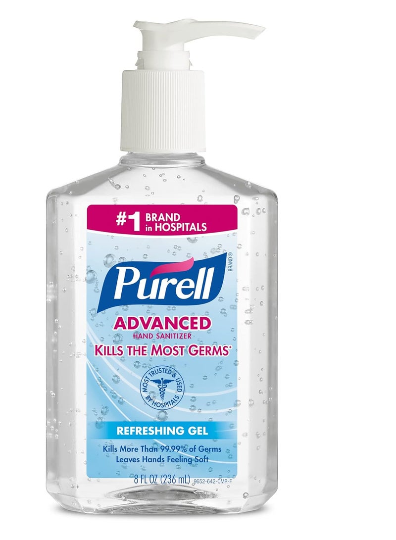 Purell Advanced Instant Hand Sanitizer Gel 8 oz (236 ML))