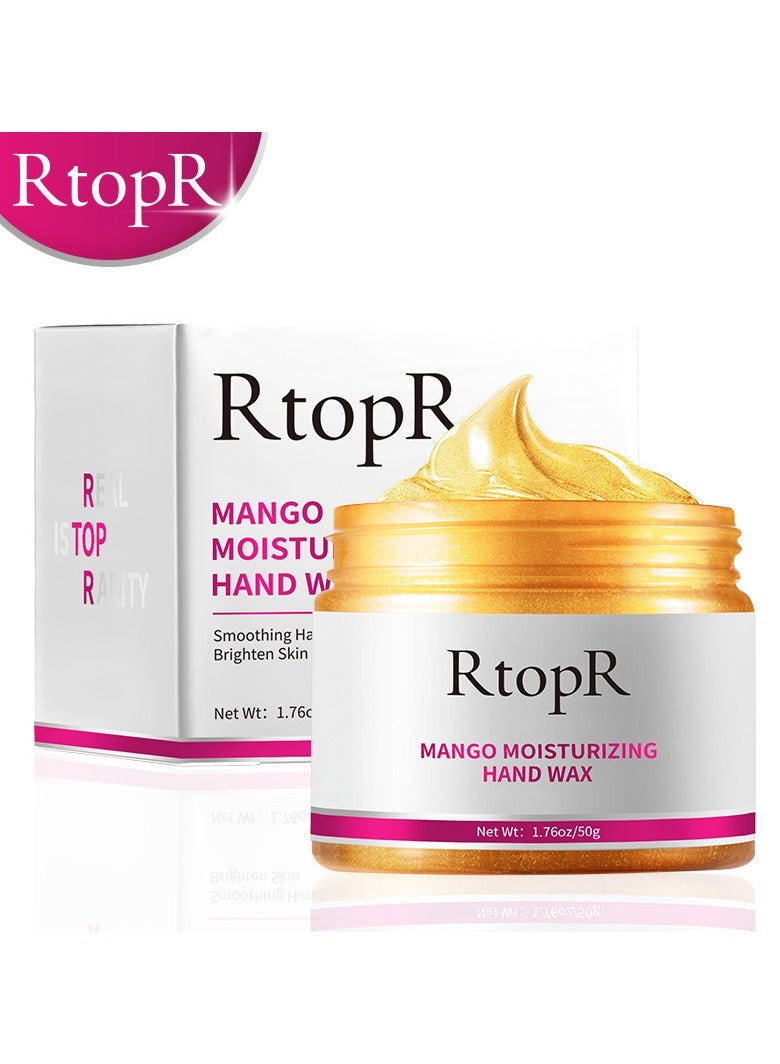 Mango Tear Hand Wax Whitening Skin Hand Mask Repair Exfoliating Callus Film Anti-aging Hand Cream 50g
