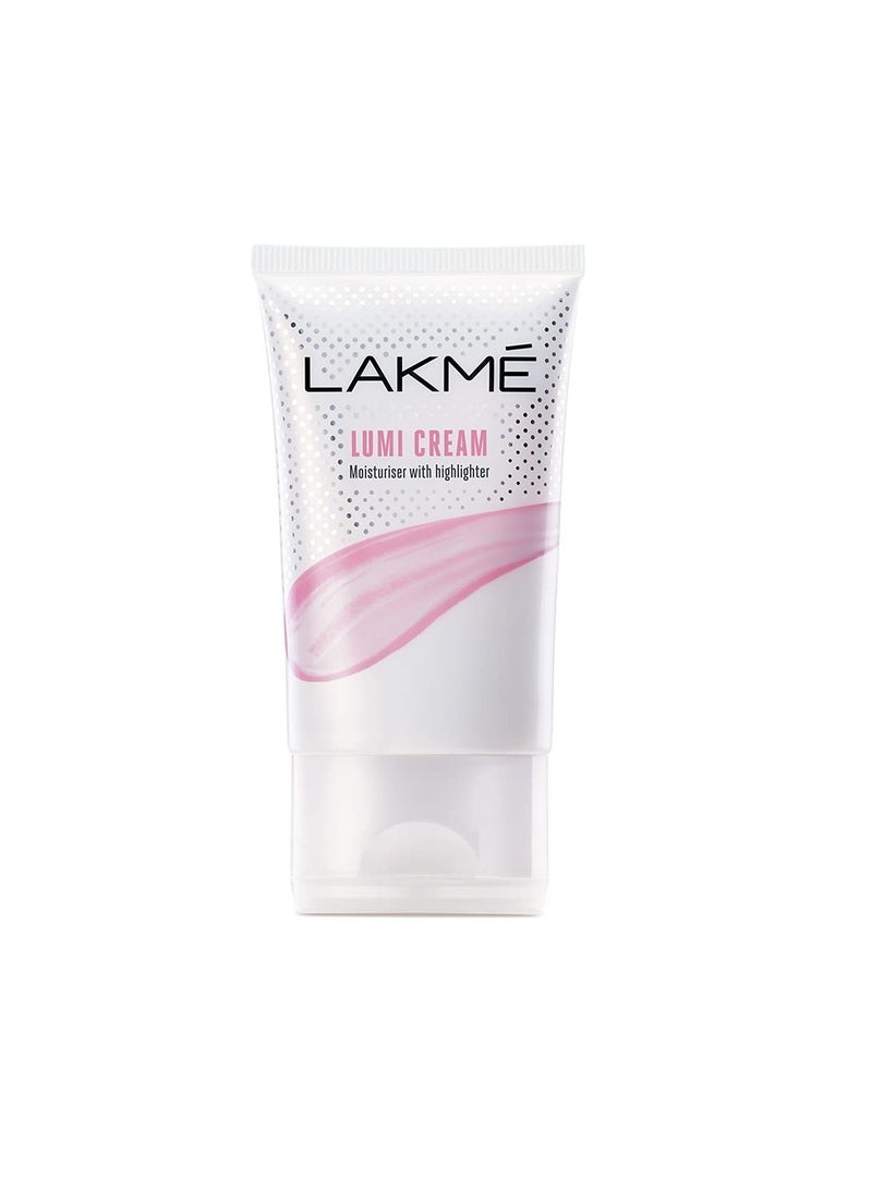 LAKMÉ Absolute Perfect Radiance Brightening Light Crème with Niacinamide and Micro crystals  50g and Lumi Cream Moisturizer with Highlighte  Enriched with Niacinamide for All Skin Type  30g