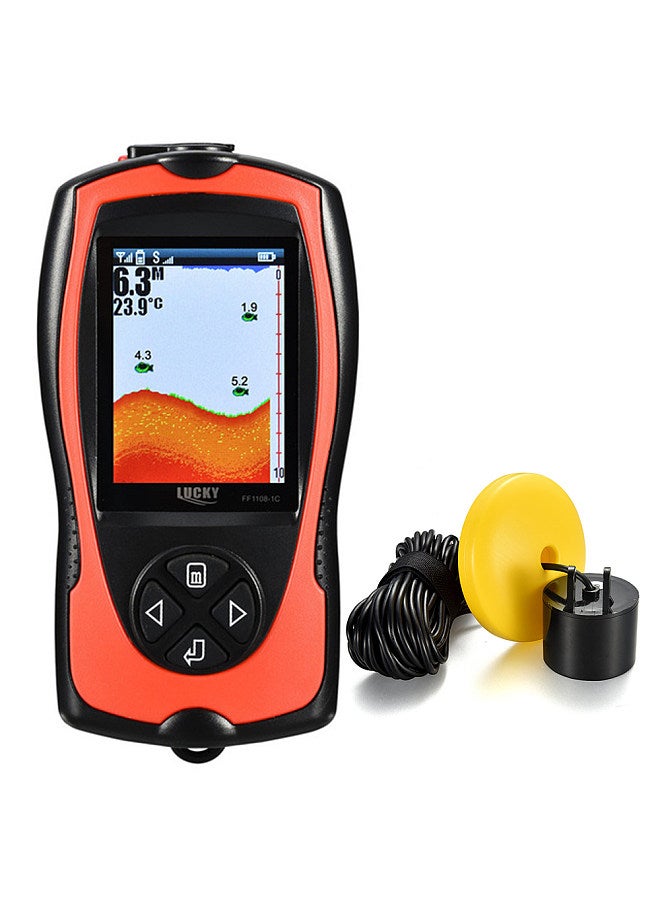 LUCKY FF1108-1CT Portable Fish Finder 100M/300FT Depth Fish Alarm Wired Fish Detector