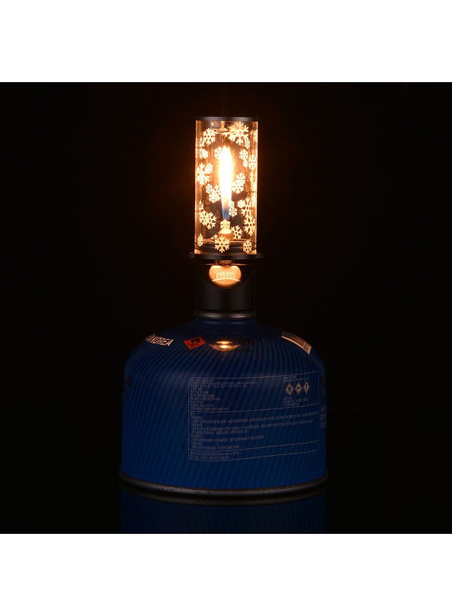 Portable Lamp Light Compact Butane Gas Light Lantern Outdoor Use Only for Camping Picnic