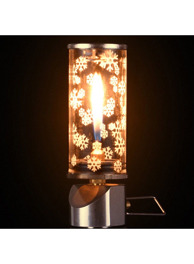 Portable Lamp Light Compact Butane Gas Light Lantern Outdoor Use Only for Camping Picnic