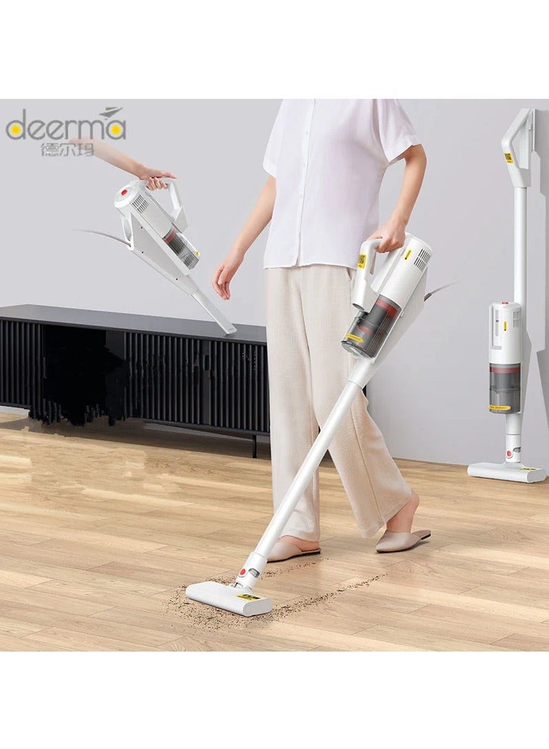 3-In-1 Portable Upright Vacuum Cleaner, 12kPa, 5M Power Cable 450 ml 600 W DX888 White