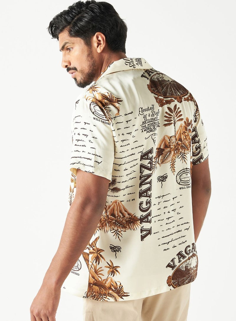 All - Over Print  Regular
  Fit Shirts