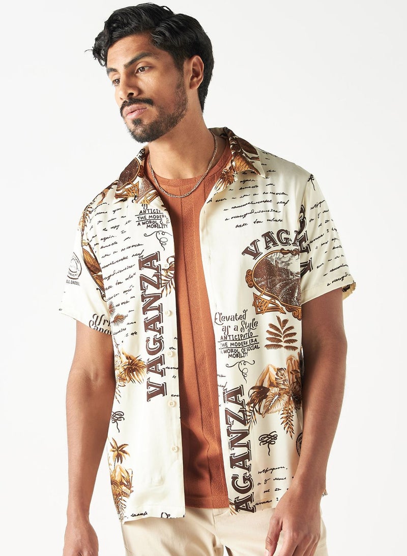 All - Over Print  Regular
  Fit Shirts