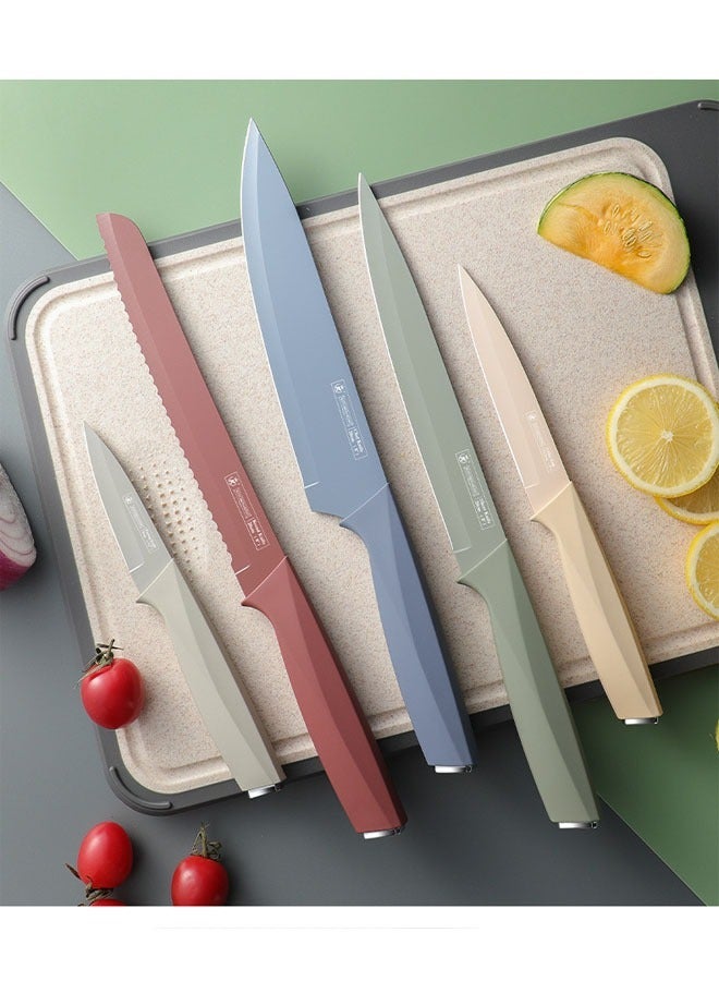 6-Piece Stainless Steel Knife Set