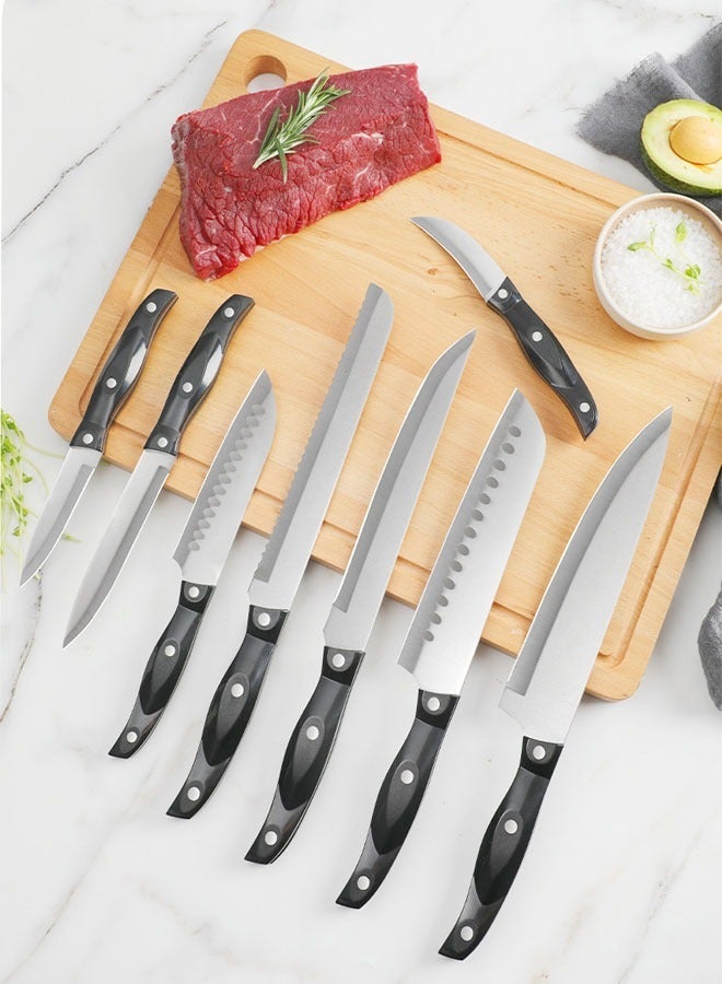 19-Piece Stainless Steel Knife Set