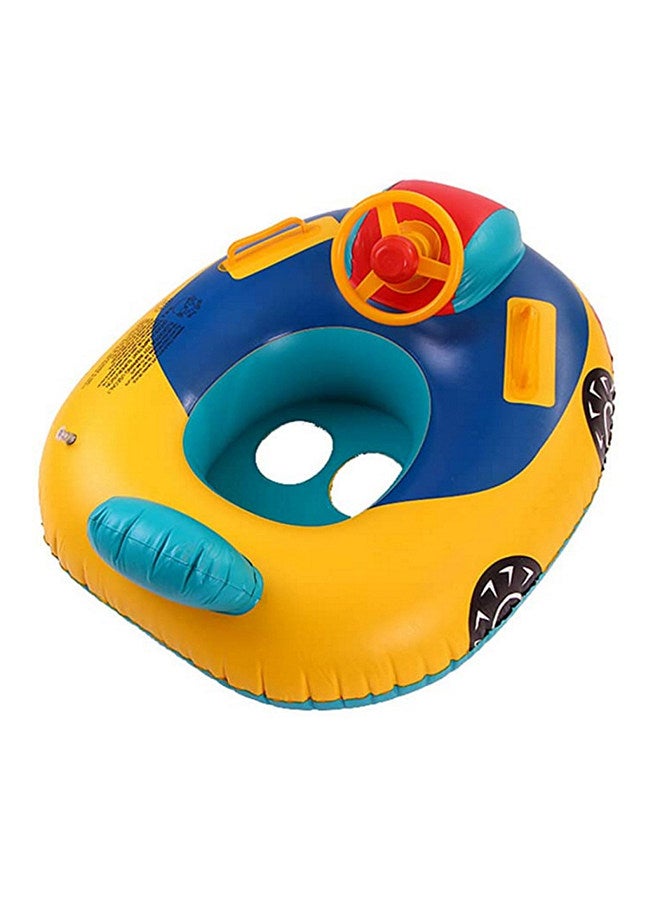 Baby Swimming Float with Handles Safety Seat Inflatable Kids Swimming Float Seat Car Pool Ring for 1-5 Years