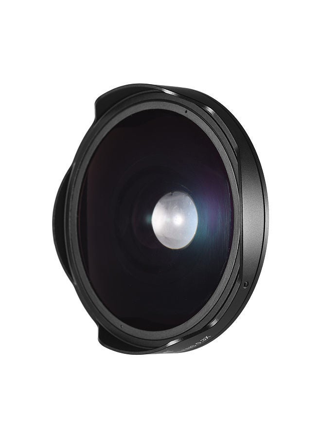 37MM 0.3X HD Ultra Wide Angle Fisheye Lens with Hood Replacement for Camcorders