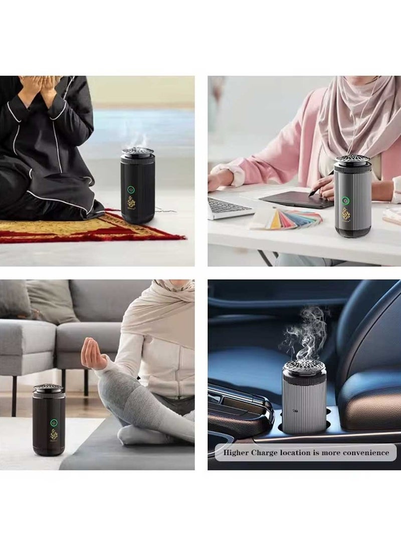 Electric Incense Burner Bakhoor Arabic Car Portable Censer USB Rechargeable Incense – X022