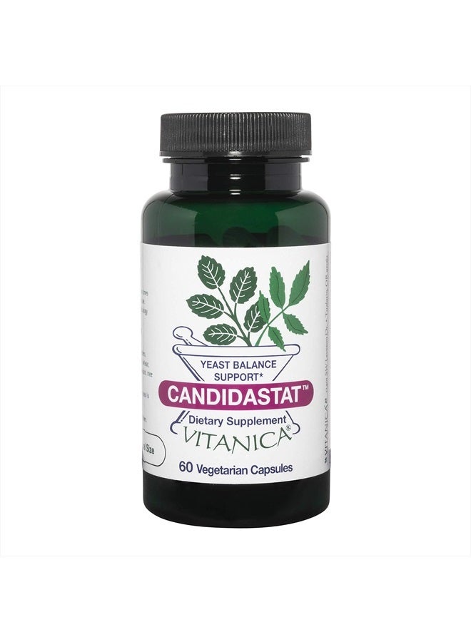 Candidastat, Balanced Support, Vegan, 60 Capsules