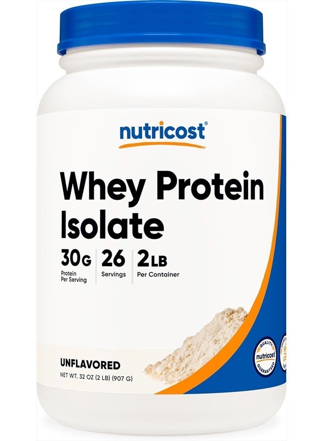 Whey Protein Isolate (Unflavored) 2LBS